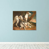 ダルマチアン・ドッグ(by James Ward) キャンバスプリント (インサイチュ (ウッドフロア))