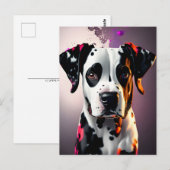 ダルマチアン、ポストクロッシングポストカード ポストカード (正面/裏面)