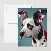 ダルマチアン、ポストクロッシングポストカード ポストカード (正面/裏面)