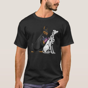 ダルマチアンDoberman Dog Tattoo Artist Gives Ta Tシャツ