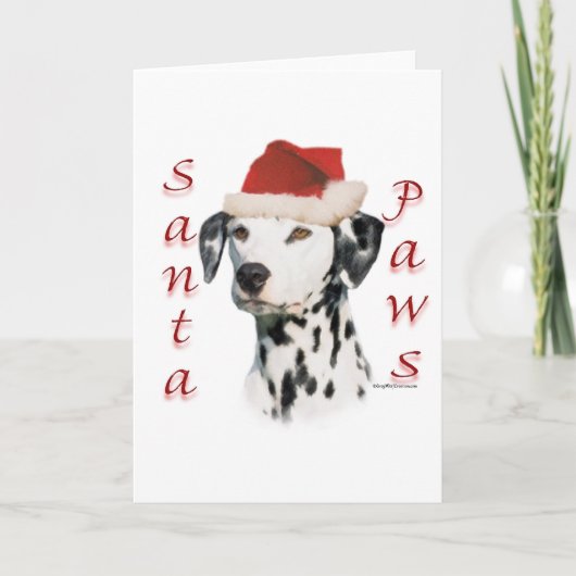 ダルマチア人のサンタの黒い足 シーズンカード (正面)
