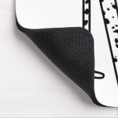 ダルマチア人の点M マウスパッド (コーナー)