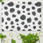 ダルマチア人はパターンに斑点を付けます キッチンタオル (折り畳み)