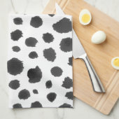 ダルマチア人はパターンに斑点を付けます キッチンタオル (四つ折り)