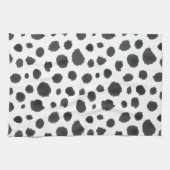 ダルマチア人はパターンに斑点を付けます キッチンタオル (横)