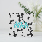 ダルマチア人はパーティの招待状のテンプレート 招待状 (スタンド正面)