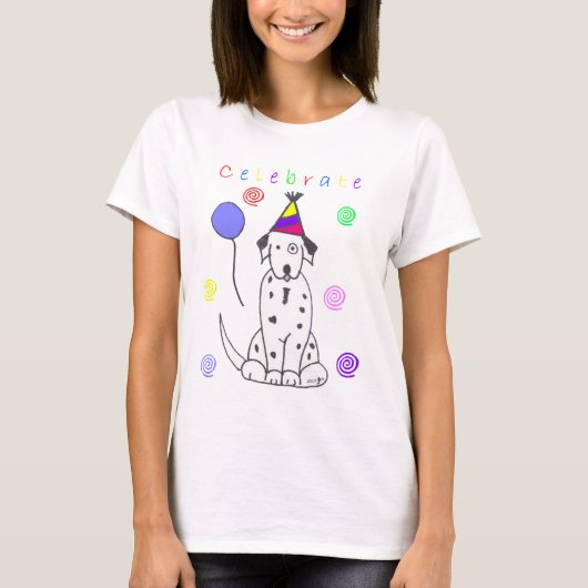 ダルマチア人は祝います Tシャツ (正面)