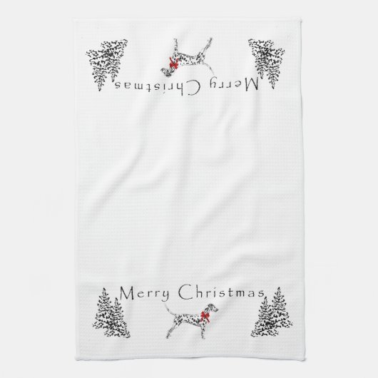 ダルマチア人 キッチンタオル (縦)