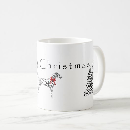 ダルマチア人 コーヒーマグカップ (正面右)