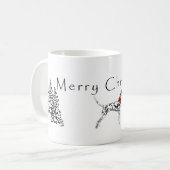 ダルマチア人 コーヒーマグカップ (正面左)