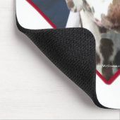 ダルマチア国旗2 マウスパッド (コーナー)