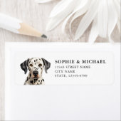 ダルマチア差出人住所ラベル ラベル (インサイチュ)