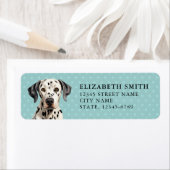 ダルマチア差出人住所ラベル ラベル (インサイチュ)