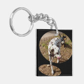 ダルマチア幻想の窓アート キーホルダー (正面左)