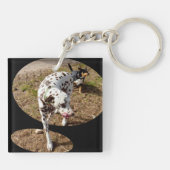 ダルマチア幻想の窓アート キーホルダー (裏面)