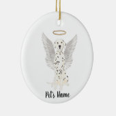 ダルマチア悔やみや弔慰メモリアル セラミックオーナメント (右)