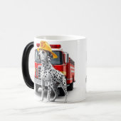 ダルマチア消防車デューティマグ15oz モーフィングマグカップ (正面左)