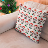 ダルマチア犬がクリスマスを育てる クッション