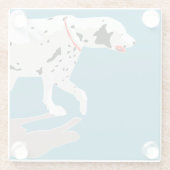 ダルマチア美術 ガラスコースター (裏面)