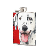 ダルマチア色ブロック フラスク (左)