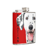 ダルマチア色ブロック フラスク (右)