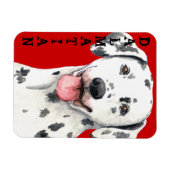 ダルマチア色ブロック マグネット (横)