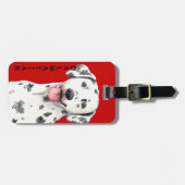 ダルマチア色ブロック ラゲッジタグ (正面横)