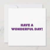 ダルマチア誕生日パーティー カード (裏面)