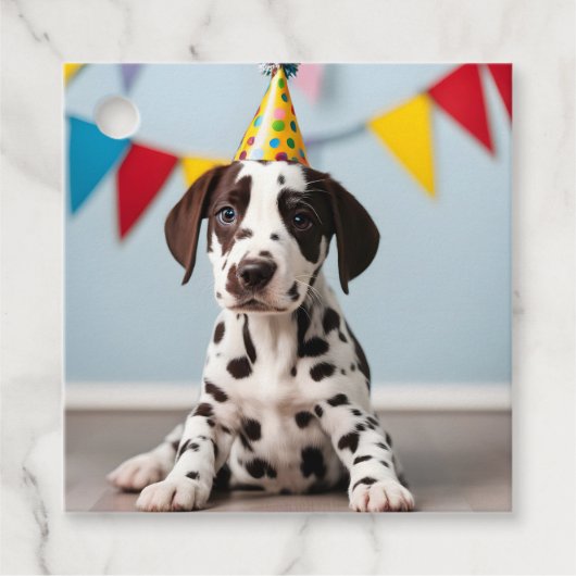 ダルマチア誕生日パーティー フェイバータグ (正面)