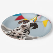 ダルマチア誕生日パーティー ペーパープレート (アングル)