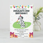 ダルマチア誕生日招待状 招待状 (スタンド正面)