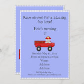 ダルマチア誕生日 招待状 (正面/裏面)