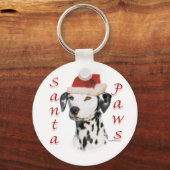 ダルマチア語(blk)サンタポーズ キーホルダー (裏面)