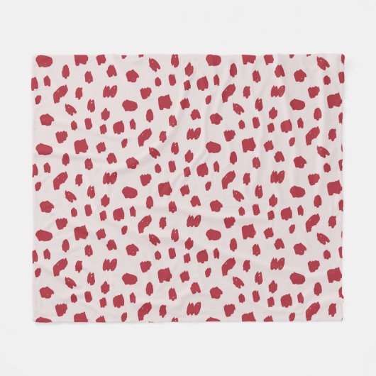 ダルマチア説得 フリースブランケット (正面(横))