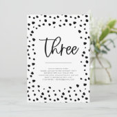 ダルマチア3rd誕生日招待状 招待状 (スタンド正面)