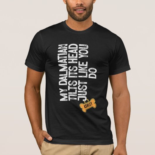 ダルマチア・トリットの頭はあなたのように Tシャツ (正面)