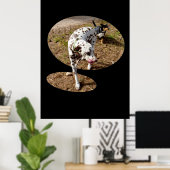 ダルマチア・ポップアウト・アート、 ポスター (ホームオフィス)