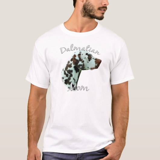 ダルマチア(肝臓)ママ2 Tシャツ (正面)