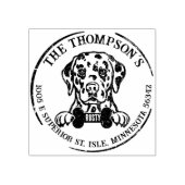 ダルマチカスタムアン差出人住所 ラバースタンプ (インプリント)