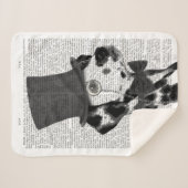 ダルマチフォーマルアン、ハウンド、ハット シェルパブランケット (正面(横))