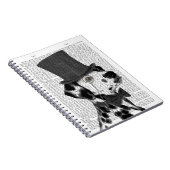 ダルマチフォーマルアン、ハウンド、ハット ノートブック (右側)