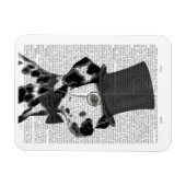 ダルマチフォーマルアン、ハウンド、ハット マグネット (横)