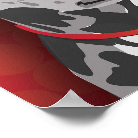 ダルマチポップ・アートのアのポスター ポスター (角)