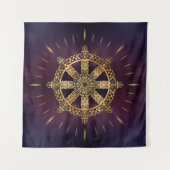 ダルマチャクラ – ダルマチャクラ タペストリー (正面(横))
