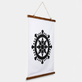 ダルマチャクラ 吊り下げ型タペストリー (傾斜あり)