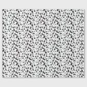 ダルマチンのドットパターン ラッピングペーパー (フラット)