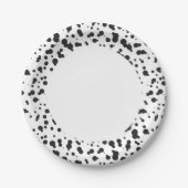 ダルマチン点パターン ペーパープレート (正面)