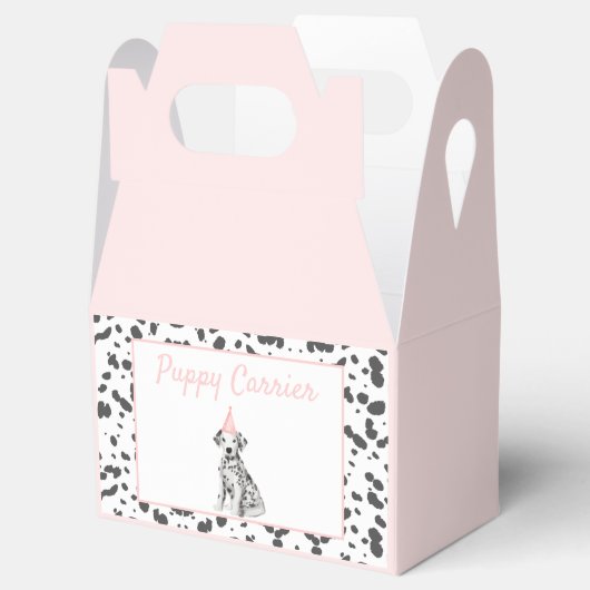 ダルマチ子犬の養子縁組の誕生日パーティーのキャリア フェイバーボックス (オープン)