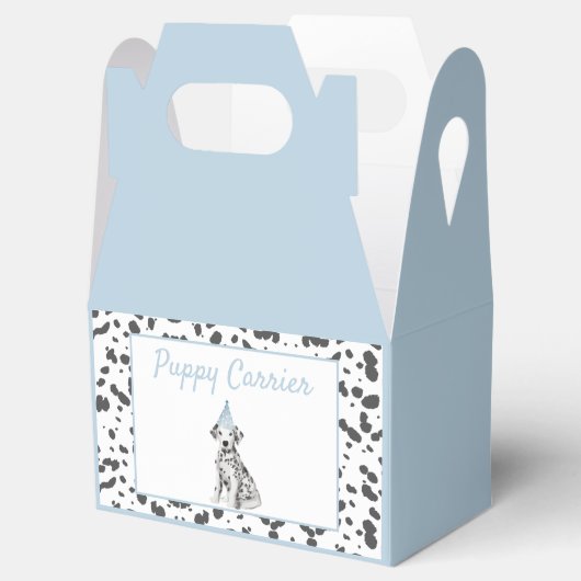 ダルマチ子犬の養子縁組の誕生日パーティーのキャリア フェイバーボックス (オープン)