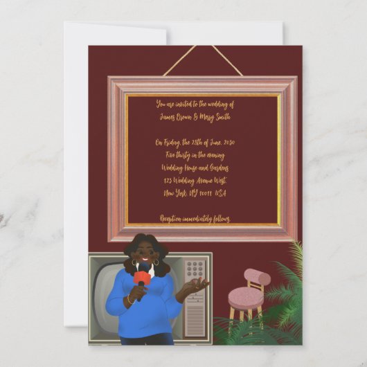 ダルマチ結婚ア 招待状 (裏面)